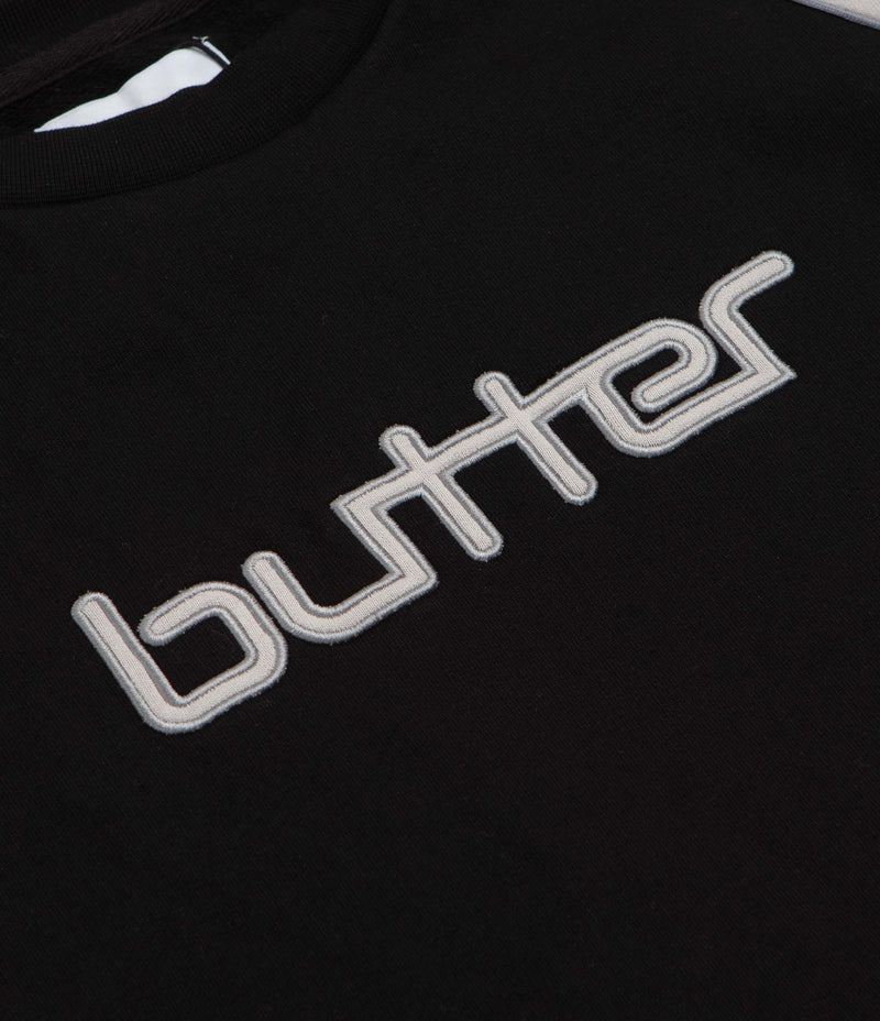 Butter Goods Match Crewneck Sweatshirt - Black, view 12