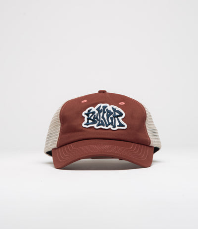 Butter Goods Melt Trucker Cap - Brick