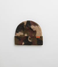 Butter Goods Mohair Camo Cuff Beanie in Fatigue