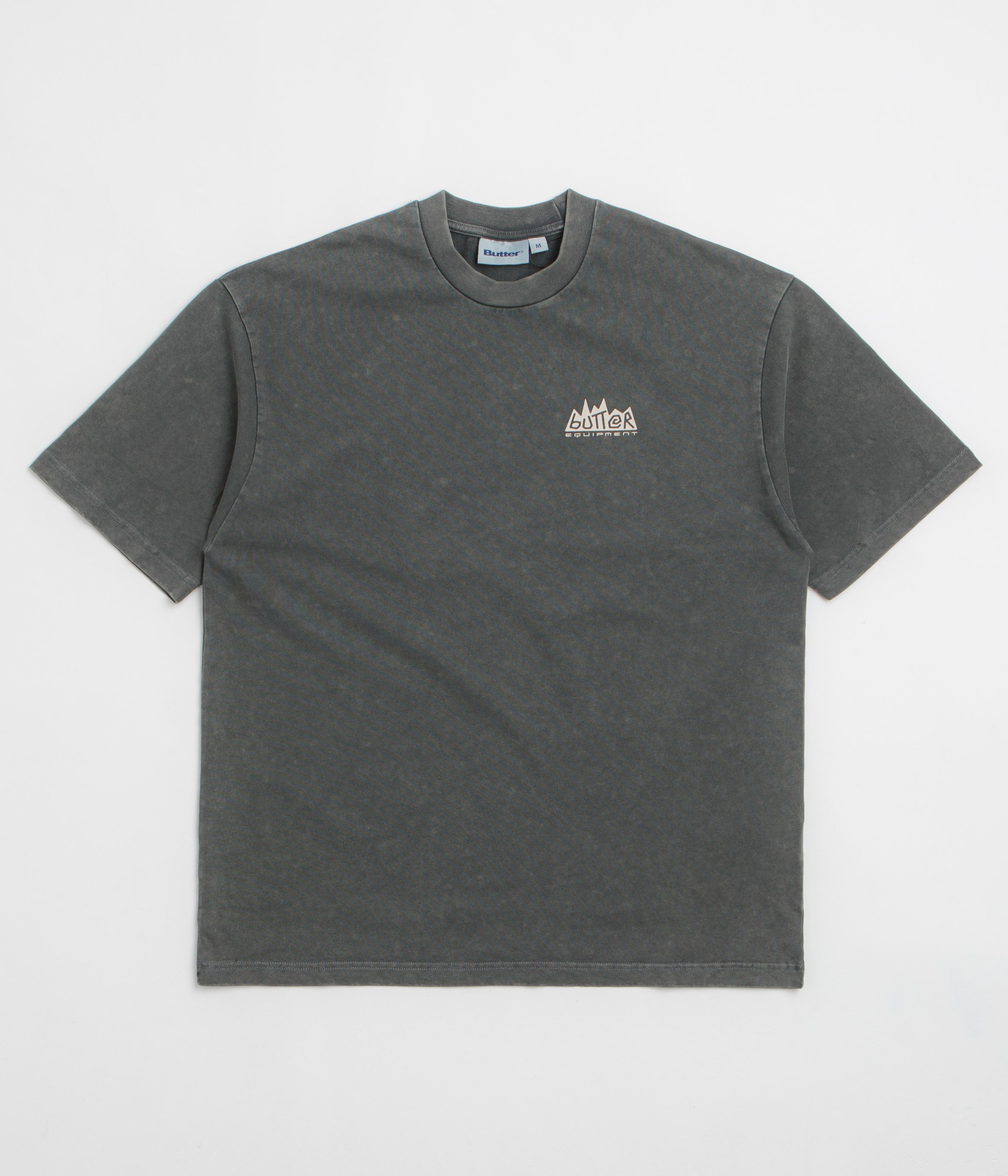 Butter Goods Mountain Equipment T-Shirt in Washed Black