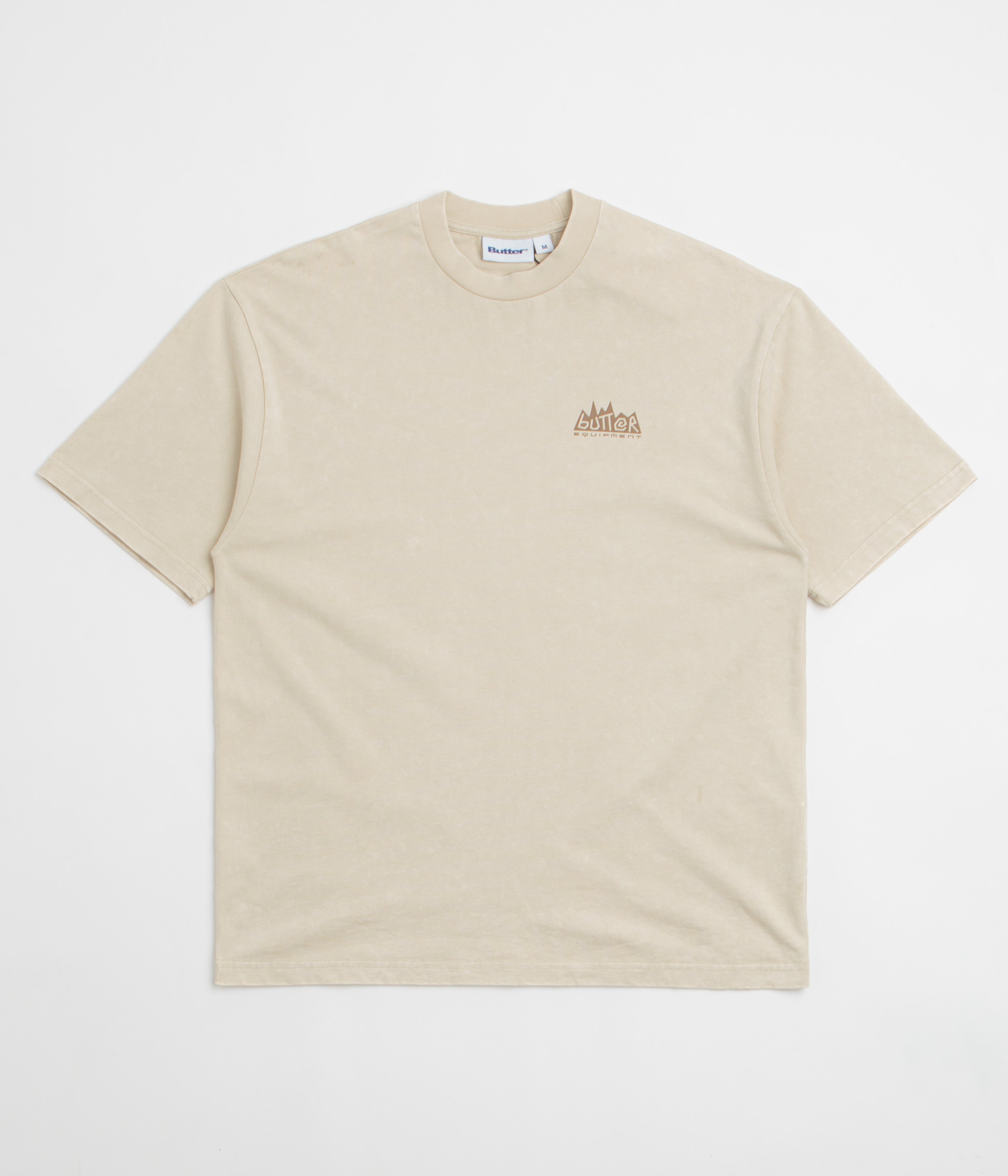 Butter Goods Mountain Equipment T-Shirt in Washed Ivory