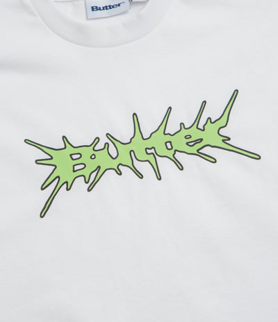 Butter Goods Nail Logo T-Shirt in White