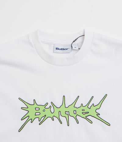 Butter Goods Nail Logo T-Shirt in White