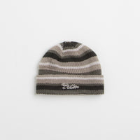 Butter Goods Ombre Stripe Knit Beanie in Black thumbnail
