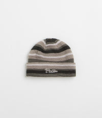 Butter Goods Ombre Stripe Knit Beanie in Black