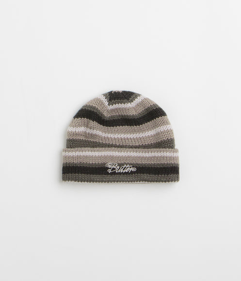 Butter Goods Ombre Stripe Knit Beanie - Black