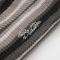 Butter Goods Ombre Stripe Knit Beanie in Black thumbnail