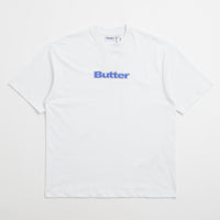 Butter Goods Outline Logo T-Shirt in White thumbnail