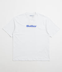Butter Goods Outline Logo T-Shirt in White