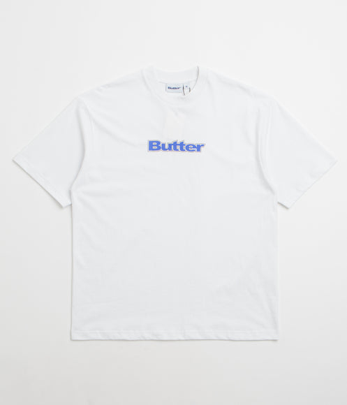 Butter Goods Outline Logo T-Shirt - White