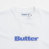 Butter Goods Outline Logo T-Shirt in White thumbnail