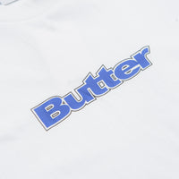 Butter Goods Outline Logo T-Shirt in White thumbnail