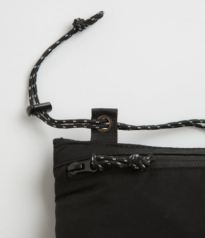 Butter Goods Pace Side Bag in Black and Blue