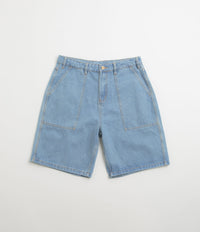 Butter Goods Patch Pocket Denim Shorts in Washed Indigo