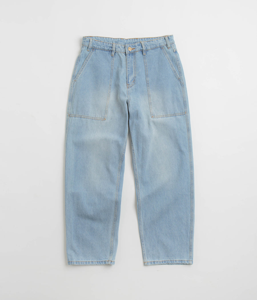 Butter Goods Patch Pocket Jeans in Faded Light Blue