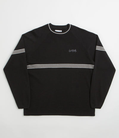 Butter Goods Pier Knit Crewneck Sweatshirt - Black