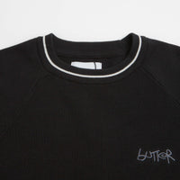 Butter Goods Pier Knit Crewneck Sweatshirt - Black thumbnail