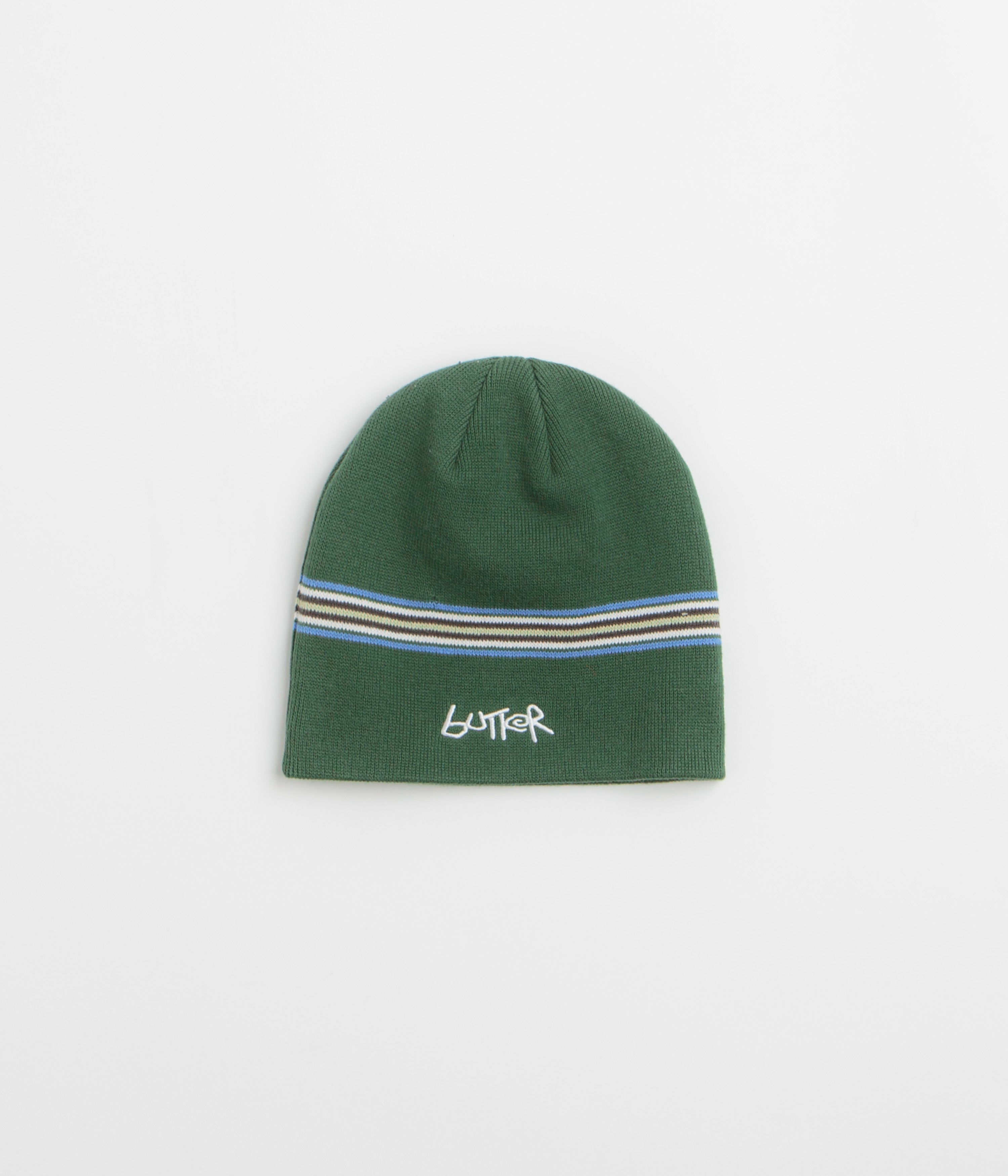 Butter Goods Pier Skully Beanie - Moss