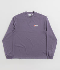 【BUTTER GOODS】Pigment Dye L/S Tee - Washed Navy Butter Goods Pigment Dye Long Sleeve T-Shirt - Dusk | Flatspot
