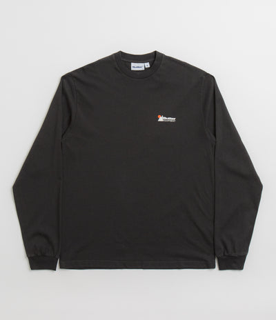 Butter Goods Pigment Dye Long Sleeve T-Shirt - Washed Black