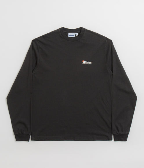 Butter Goods Pigment Dye Long Sleeve T-Shirt - Washed Black
