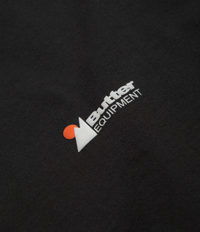 Butter Goods Pigment Dye Long Sleeve T-Shirt - Washed Black