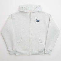 Butter Goods Pile Lined Zip-Thru Hoodie - Ash thumbnail