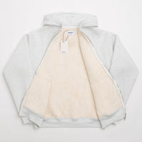 Butter Goods Pile Lined Zip-Thru Hoodie - Ash thumbnail