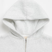 Butter Goods Pile Lined Zip-Thru Hoodie - Ash thumbnail
