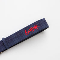 Butter Goods Plaid Belt - Navy thumbnail