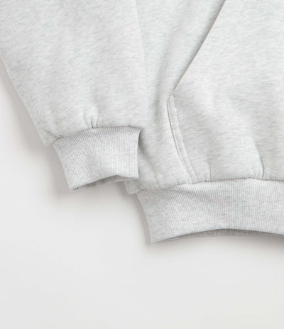 Butter Goods Plaid Lined Zip-Thru Hoodie - Ash