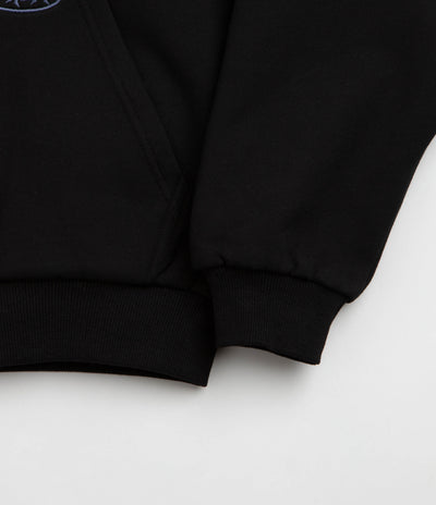 Butter Goods Plaid Lined Zip-Thru Hoodie - Black