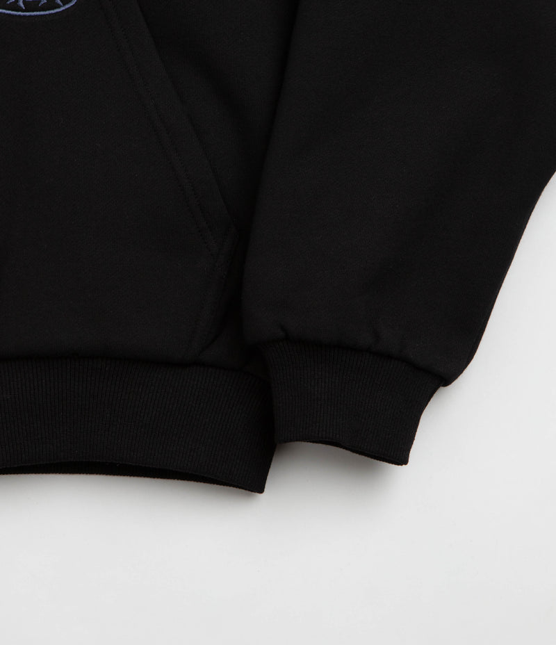 Butter Goods Plaid Lined Zip-Thru Hoodie - Black, view 15