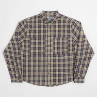 Butter Goods Plaid Shirt - Beige / Navy thumbnail