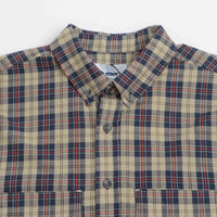 Butter Goods Plaid Shirt - Beige / Navy thumbnail