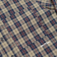 Butter Goods Plaid Shirt - Beige / Navy thumbnail