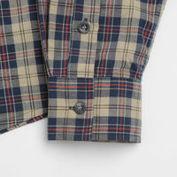 Butter Goods Plaid Shirt - Beige / Navy thumbnail