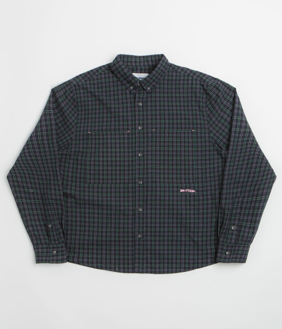Butter Goods Plaid Shirt - Navy / Forest
