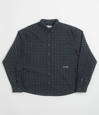 Butter Goods Plaid Shirt in Navy and Forest