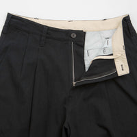 Butter Goods Pleated Trousers - Washed Black thumbnail