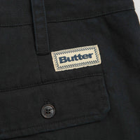 Butter Goods Pleated Trousers - Washed Black thumbnail