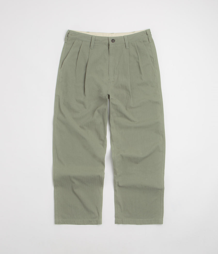 Butter Goods Pleated Trousers - Washed Fatigue