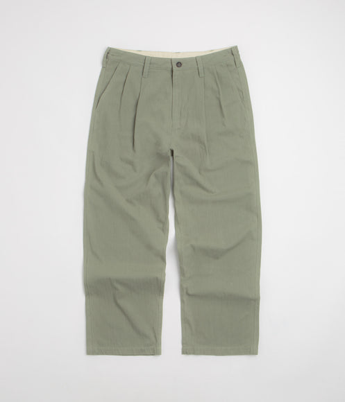 Butter Goods Pleated Trousers - Washed Fatigue