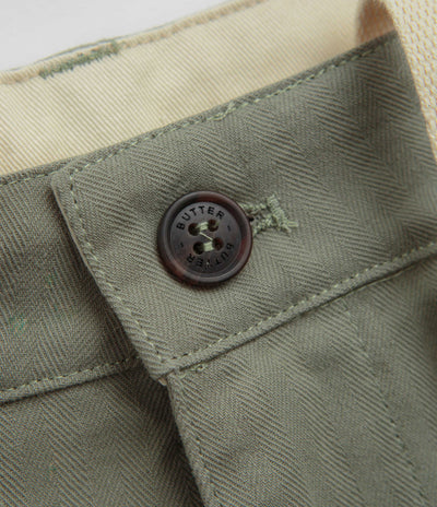 Butter Goods Pleated Trousers - Washed Fatigue