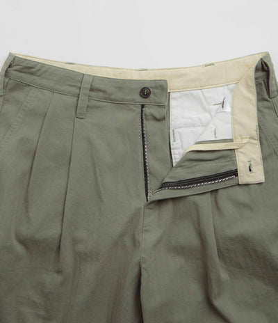Butter Goods Pleated Trousers - Washed Fatigue