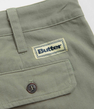 Butter Goods Pleated Trousers - Washed Fatigue