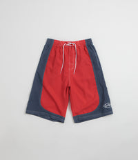 Butter Goods Point Boardshorts in Red and Navy