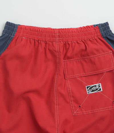 Butter Goods Point Boardshorts - Red / Navy