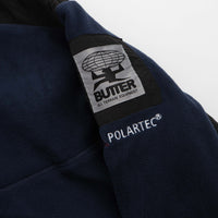 Butter Goods Polartec 1/4 Zip Fleece - Navy thumbnail