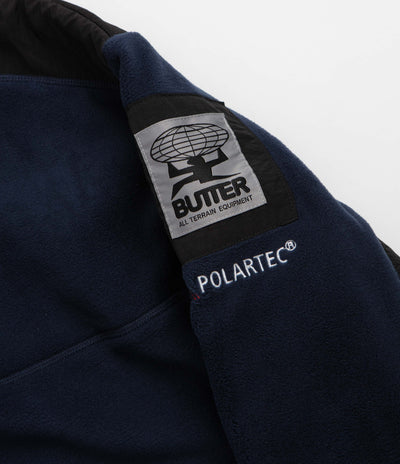 Butter Goods Polartec 1/4 Zip Fleece - Navy
